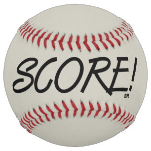 Balle De Softball Score gris softball