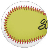 Balle De Softball Score or et blanc softball (Devant gauche)