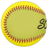 Balle De Softball Score or et jaune softball (Devant gauche)