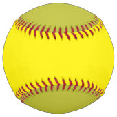 Balle De Softball Score or et jaune softball (Dos)