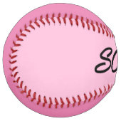 Balle De Softball Score rose deux tons softball (Devant gauche)