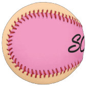 Balle De Softball Score rose et bronze softball (Devant gauche)