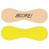 Balle De Softball Score tan et jaune softball (Panneaux)
