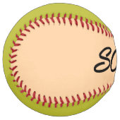 Balle De Softball Score tan et or softball (Devant gauche)