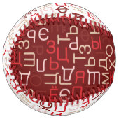 Balle De Softball Script cyrillique russe (Devant gauche)