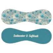 Balle De Softball Seafoam Bubbles (personalize) (Panneaux)