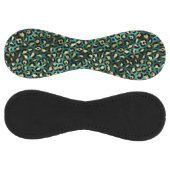 Balle De Softball Série Leopard Turquoise et Gold 3 (Panneaux)