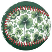 Balle De Softball Shamrock Shuffle (personalize) (Devant gauche)
