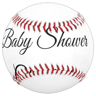 Balle De Softball SIMPLE MINIMAL.CUTIE AJOUTER NOM BÉBÉ Baby shower