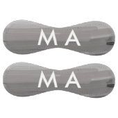 Balle De Softball Simple monogramme ajouter votre nom lettre man min (Panneaux)