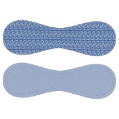 Balle De Softball Simple Motif d'art tribal bleu (Panneaux)