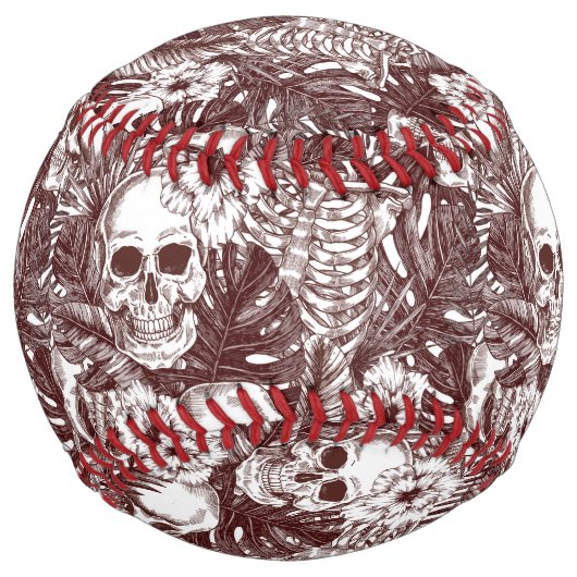 Balle De Softball Skuls Jungle Softball (Devant)