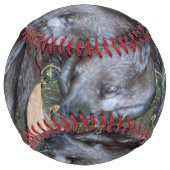 Balle De Softball Sleeping Australian Wombat, softball personnalisab (Dos)