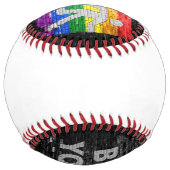 Balle De Softball SlipperyJoe's Be You en brique murale figure plub (Dos)