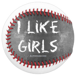 Balle De Softball SlipperyJoe's J'aime les filles sale tableau de bo