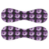 Balle De Softball Softball à fleurs violettes (Panneaux)