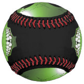 Balle De Softball Softball alien vert (Dos)