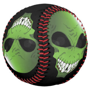Balle De Softball Softball alien vert