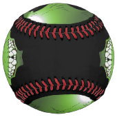Balle De Softball Softball alien vert (Devant)