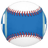 Balle De Softball Softball avec conception circulaire Abstraite (Devant)