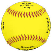 Balle De Softball Softball cadeau pour maman softball (Dos)