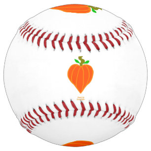 Balle De Softball Softball Coeur citrouille