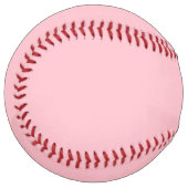 Balle De Softball Softball couleur rose solide (Devant gauche)