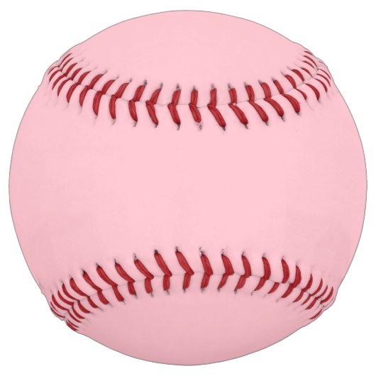Balle De Softball Softball couleur rose solide (Devant)