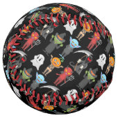 Balle De Softball Softball de la fête d'Halloween (Devant gauche)