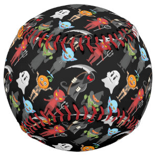 Balle De Softball Softball de la fête d'Halloween