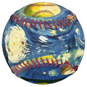 Balle De Softball Softball de nuit étoilé (Dos)