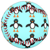 Balle De Softball Softball en pingouin mou (Devant gauche)