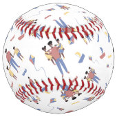 Balle De Softball Softball fête des pères (Dos)