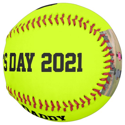 Balle De Softball Softball fête des pères (Dos gauche)