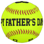 Balle De Softball Softball fête des pères (Dos)