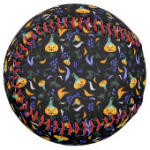 Balle De Softball Softball Halloween Forest (Devant gauche)