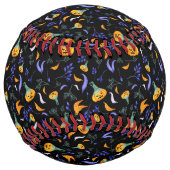 Balle De Softball Softball Halloween Forest (Dos)