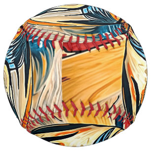 Balle De Softball Softball inspiré par les cris