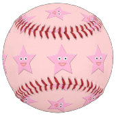 Balle De Softball Softball Joli Rose Star (Dos)