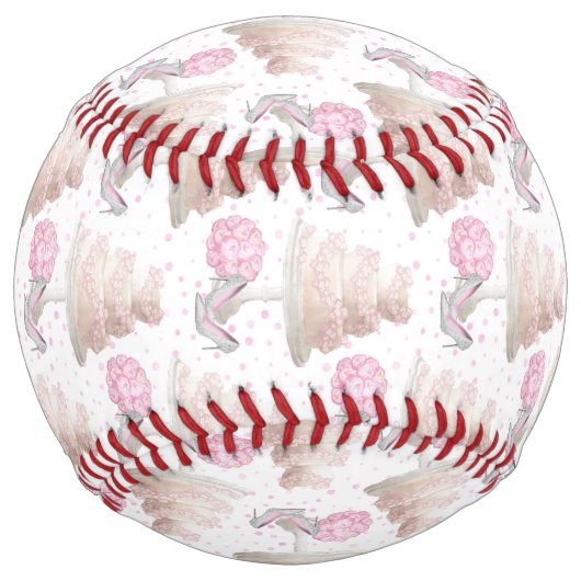 Balle De Softball Softball mariage Cake (Devant)