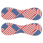 Balle De Softball Softball Motif Drapeau USA (Panneaux)