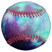 Balle De Softball Softball Night Sky Neon Lights (Dos)