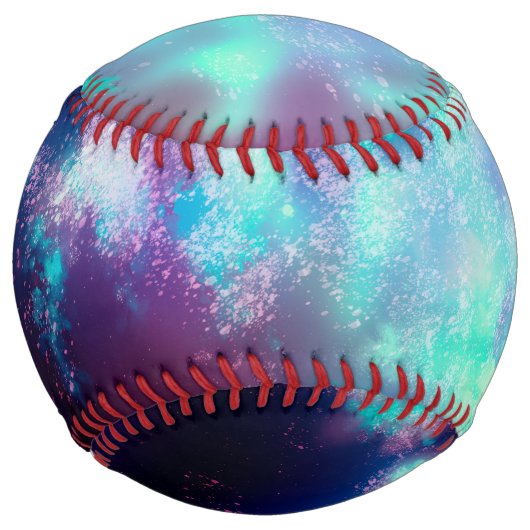 Balle De Softball Softball Night Sky Neon Lights (Devant)
