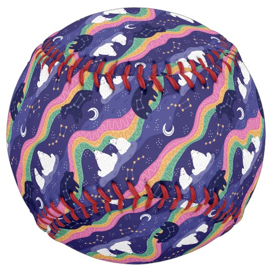 Balle De Softball Softball Northern Lights (Devant)