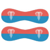 Balle De Softball Softball patriotique avec drapeau de Kansas City (Panneaux)