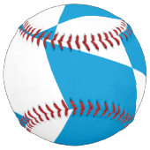 Balle De Softball Softball patriotique avec drapeau de la Bavière (Devant)