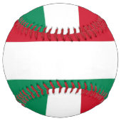 Balle De Softball Softball patriotique avec drapeau de la Hongrie (Devant)