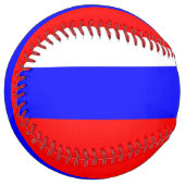 Balle De Softball Softball patriotique avec drapeau de la Russie (Devant gauche)