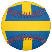 Balle De Softball Softball patriotique avec drapeau de la Suède (Dos)