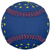 Balle De Softball Softball patriotique avec drapeau de l'Indiana, US (Dos)